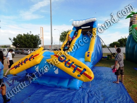 Wipe Out Water Slide rental Phoenix